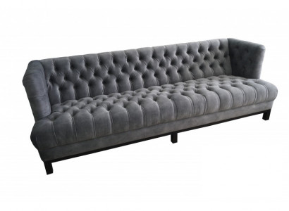 Klassische Design Couch Polster Sofa Dreisititzer Stoff Couchen 3 Sitzer Sofas